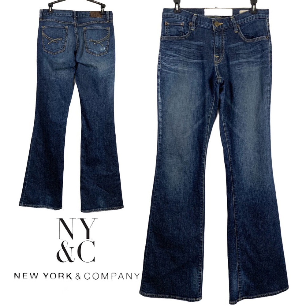 NY & CO Premium Flare Blue Jeans